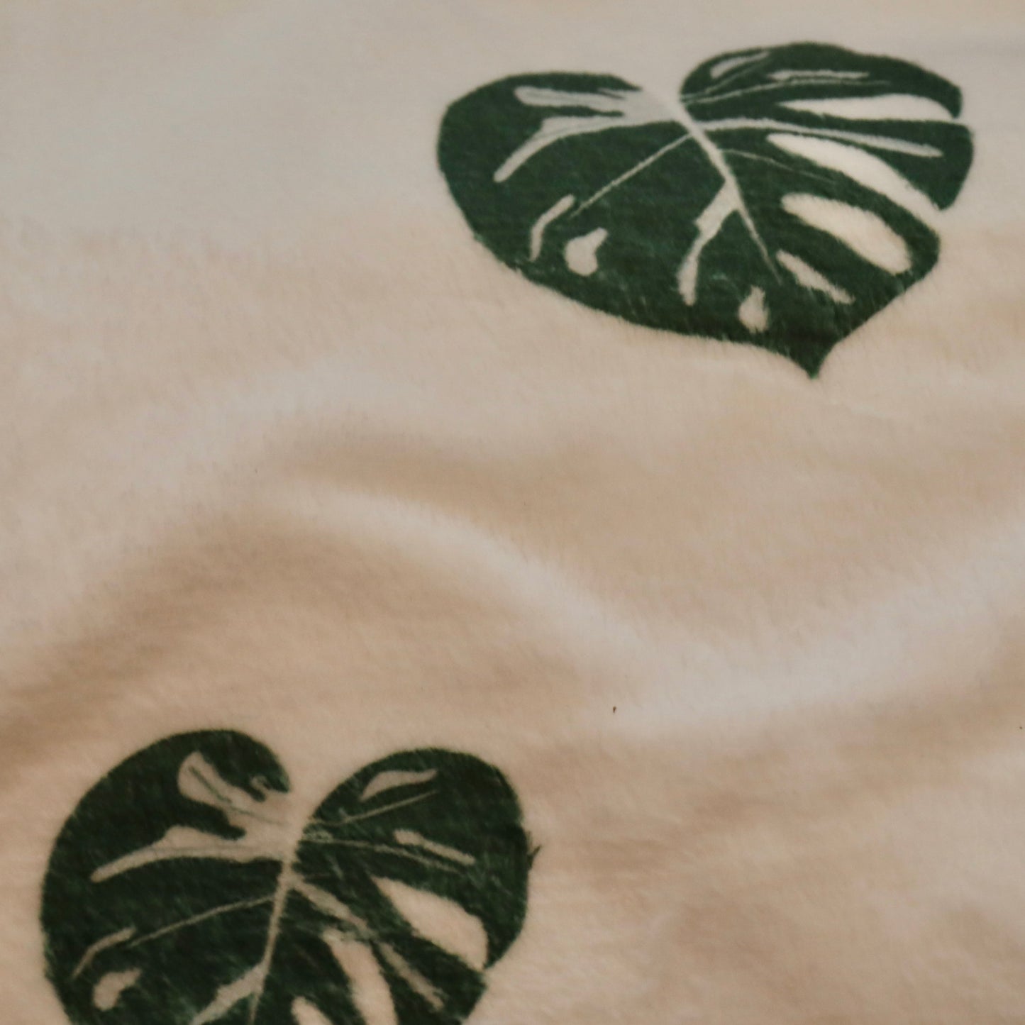 ´Monstera variegata soft baby blanket